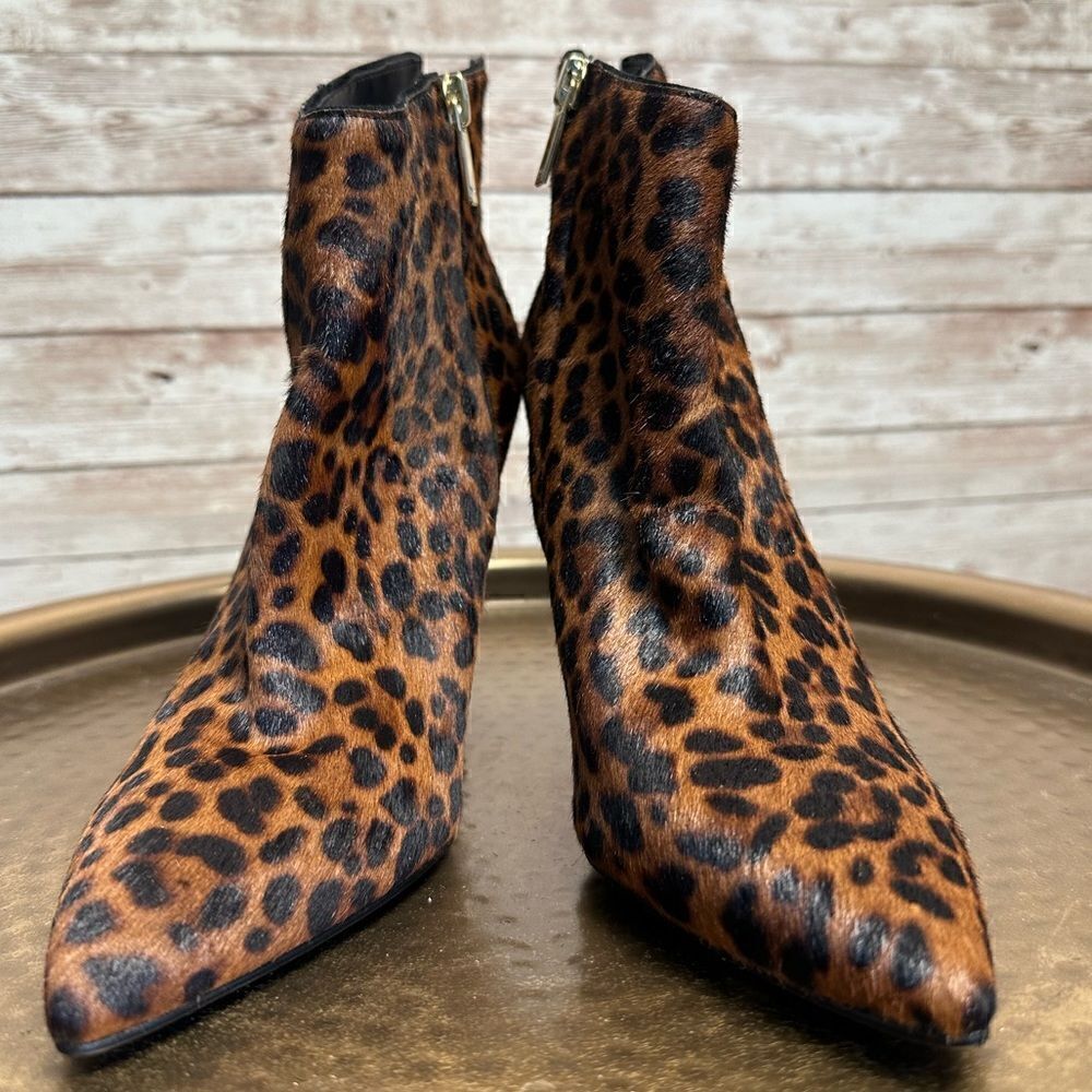 Mark Fischer LTD - Mellaly Ankle Booties Women’s 6.5M Brown Leopard Print NWOB - Picture 6 of 16